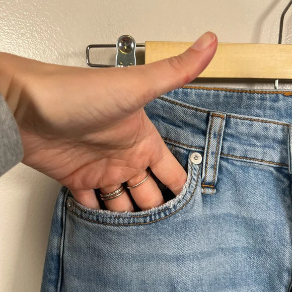 Rag & Bone Casey High Rise Ankle Flare Jeans Size 26 Lucy Light Wash Distressed - Picture 7 of 14